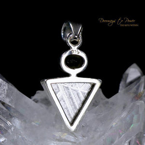Light Language Pendant ™ Iron Meteorite Moldavite