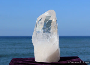 Lemurian Light Crystal Altar Stone Azozeo Super Activated