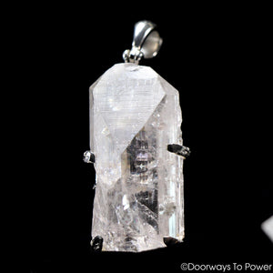 Danburite Crystal Pendant .925 Sterling Silver 'Angelic Healer'