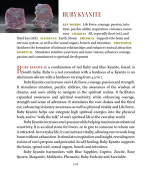 Ruby Kyanite Crystal Properties