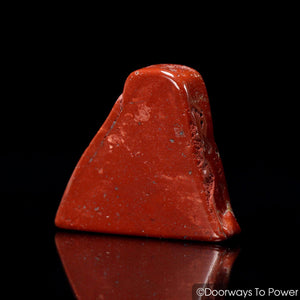 Red Fire Azeztulite Crystal Polished Tumbled Stone