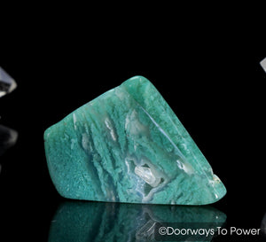 Trulite Silica Gemstone with Crystal Point Inside