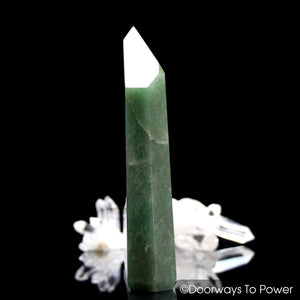 John of God Green Aventurine Manifest Spirit Prosperity Casa Crystal