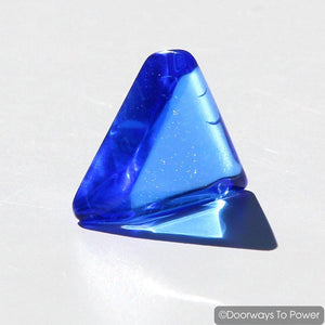 Siberian Blue Quartz Crystal Triangle