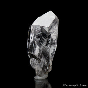 Brookite in Quartz Record Keeper Crystal