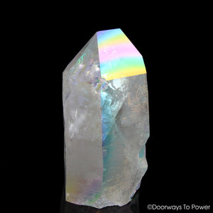 Angel Aura Lemurian Seed Pleiaidan Starbrary Record Keeper Manifest Spirit Crystal Point "Heavenly Realm" 7 lbs