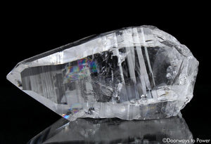 Colombian Lemurian Light Quartz Isis Crystal Point 'Illuminate'