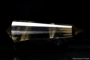 John of God Citrine 24 Sided Vogel Crystal 'Abundance' Quartz Wand