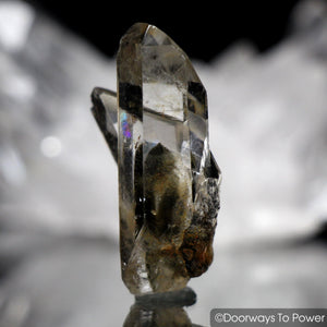 Brookite in Quartz Tantric Twin Crystal Synergy 12 Stone