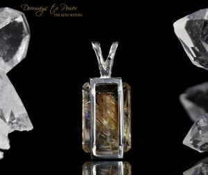 Golden Rutilated Quartz Pendant