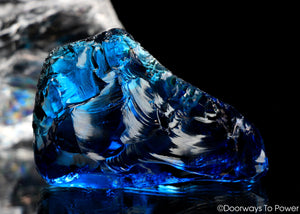 Electric Blue Atlantean Monatomic Andara Crystal