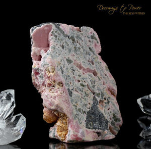 Rhodochrosite Crystal Altar Stone