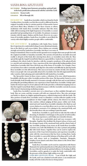 Sanda Rosa Azeztulite Properties