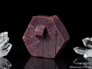 Ruby Corundum Crystal Specimen