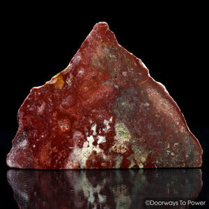 Red Fire Azeztulite Crystal Altar Stone