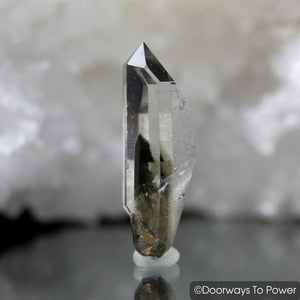 Brookite in Natural Quartz Record Keeper & Starbrary Synergy 12 Stone Rare