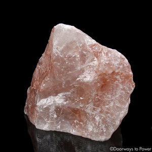 Pink Fire Azeztulite Crystal Altar Stone