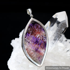 Melody Stone Super 7 Crystal Pendant .925 SS