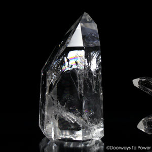 Lemurian Light Quartz Crystal Point 'Multi Dimensional Healer'
