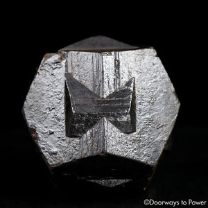 Pyrite Iron-Cross Twin Crystal