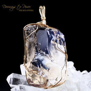 14k gold Andara Pendant Lemurian Etherium