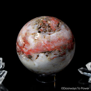 Cinnazez Azeztulite Crystal Sphere XL Azozeo Activated