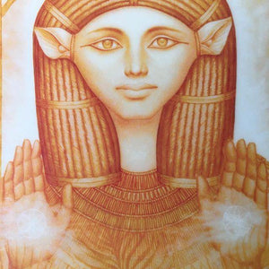 Pink Gold Monatomic Andara Crystal 'The Hathors & The Infinite'