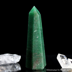 John of God Green Aventurine Pyrite Crystal 'Manifest Spirit'