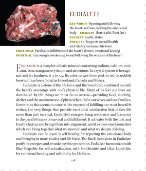 Eudialyte Aegirine Polished & Tumbled Palm Stone Crystal 'Love Force'