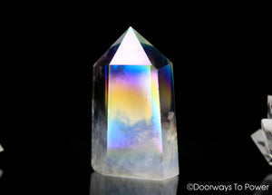 Angel Aura Quartz Generator Crystal Point