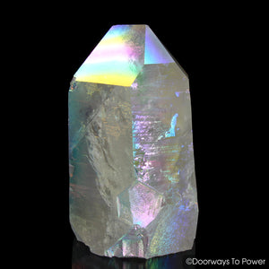 Angel Aura Lemurian Seed Pleiaidan Starbrary Record Keeper Manifest Spirit Crystal Point "Heavenly Realm" 7 lbs