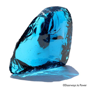 Electric Blue Atlantean Andara Crystal 'Pleiadian Emissaries of the Light'