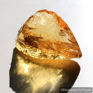 Lemurian Amber Monatomic Andara Crystal 'Light Transmuted into Life'