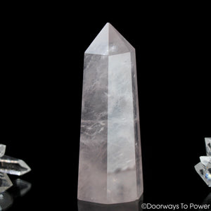 John of God Crystal Rose Quartz Casa Crystal Generator Point