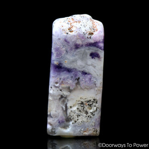 Violet Flame Opal Crystal Polished & Tumbled Stone