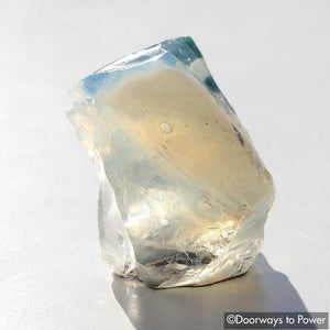 Angel Aura Opal & Pleiadian Green Bi Color Andara Crystal '144 Beacon'