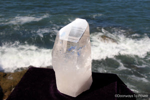 Lemurian Light Crystal Altar Stone Azozeo Super Activated