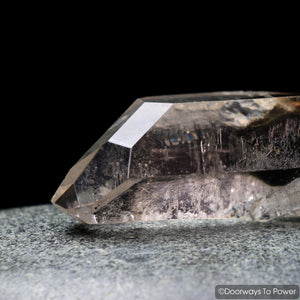 Brookite in Natural Quartz Record Keepers Dolphin Crystal Rare Synergy 12 Stone