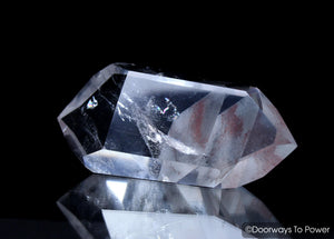 John of God Crystal DT Phantom Quartz Wand & Shaman Dow