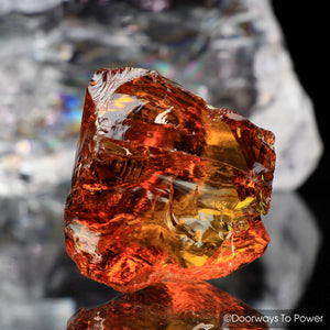 Lemurian Amber Monatomic Andara Crystal