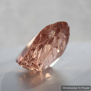 HGW Pink Lady Nellie Monatomic Andara Crystal ' Cosmic Heart'