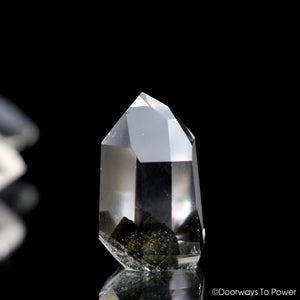 Rare Brookite in Natural Quartz Dow Crystal Point | Synergy 12 Crystal