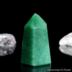 John of God Green Aventurine Master Integration Transmitter Crystal 'PROSPERITY'