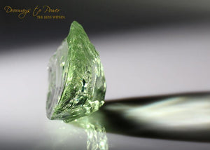 Terra Olive Earth Shaman Andara Crystal 'One Who Sees in the Dark'