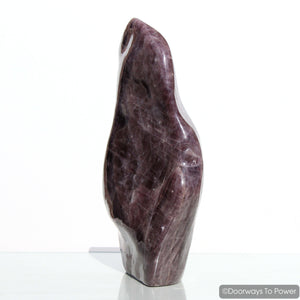 Purple Angelite Crystal 'Violet Aura' Ascension Stone
