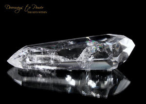 Double Terminated Quartz Master Dow Meditation Crystal