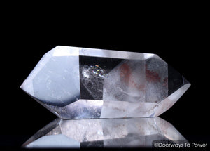 John of God Crystal DT Phantom Quartz Wand & Shaman Dow