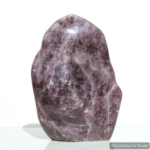Purple Angelite Crystal 'Violet Aura' Ascension Stone