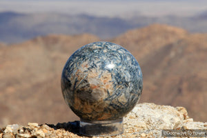 Blue Kyanite Crystal Sphere
