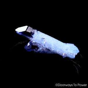 Tanzan Aura Quartz Twin Crystal 'Blue Pearl' Future Time Link